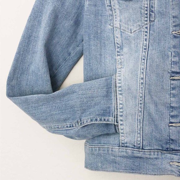 Mavi Women's XS Samantha Denim Jacket Stretchy Slim Fit Crop Organic Cotton $118 - Picture 12 of 15